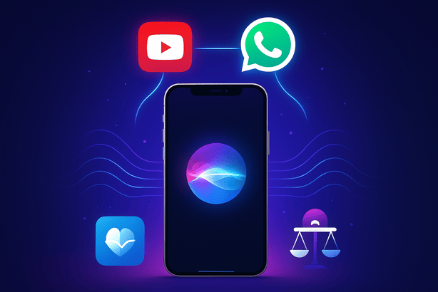 Siri migliora grazie all’AI: presto comanderai YouTube e WhatsApp solo con la voce